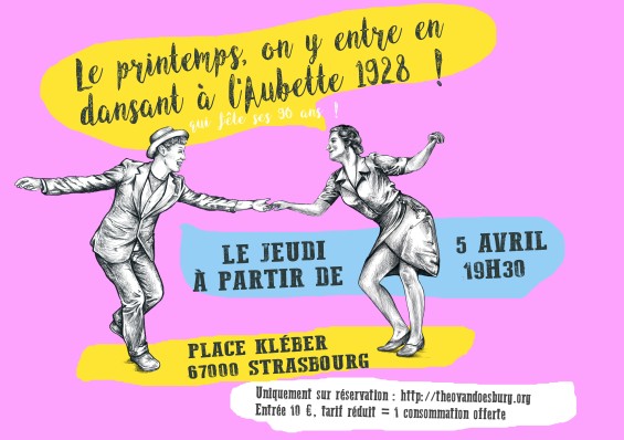 Le printemps on y entre en dansant à l&rsquo;Aubette 1928