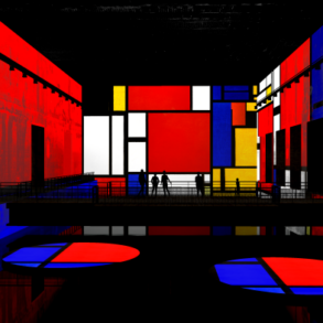 Mondriaan au bassin des lumières (Bordeaux)